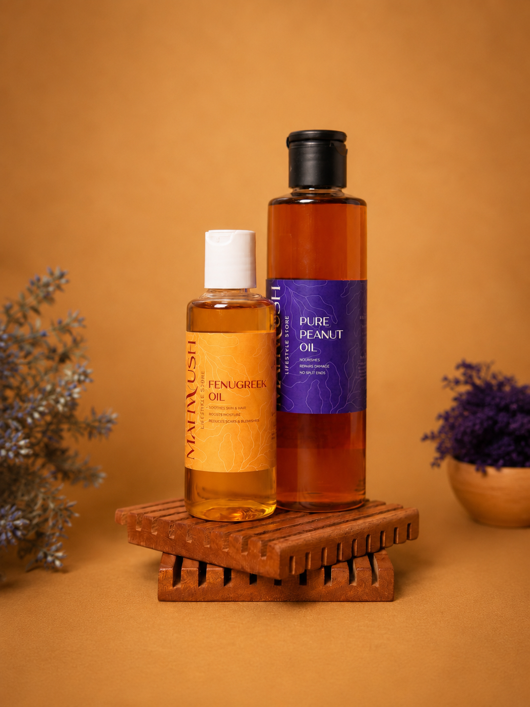 Sleek & Soft ( Peanut Oil + Fenugreek Oil )